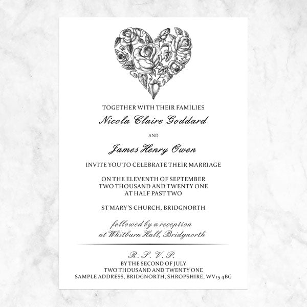 Amore Wedding Invitation