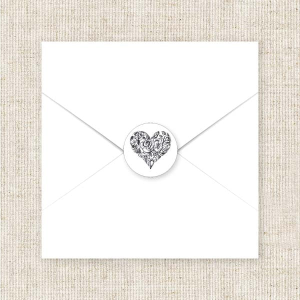 Amore Envelope Seal - Pack of 70