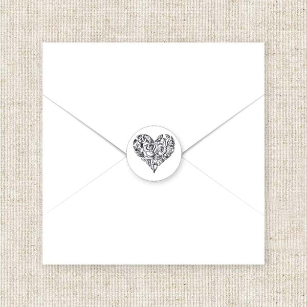 Amore Envelope Seal - Pack of 70