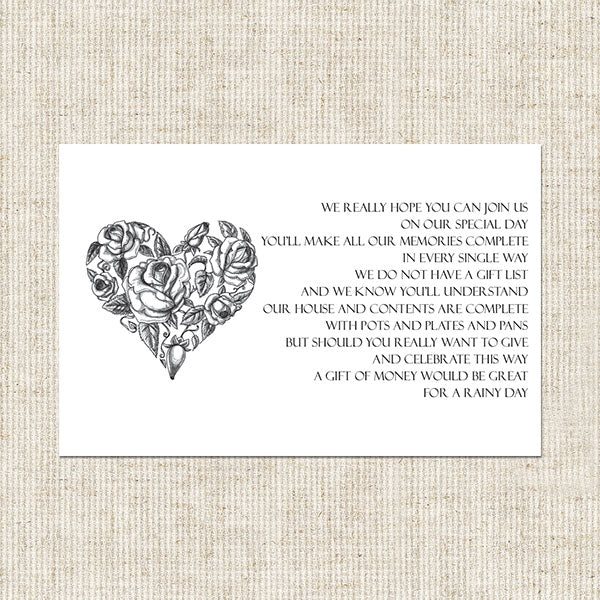 Amore Gift Poem Card