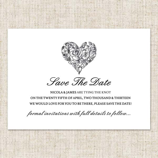 Amore Save The Date Cards