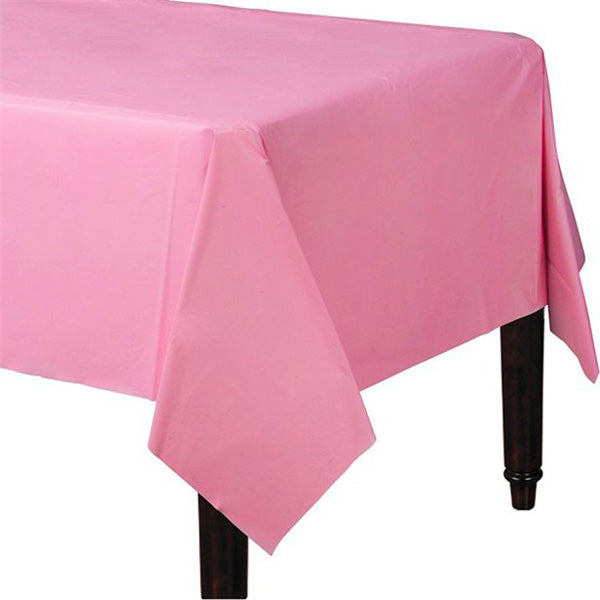 Plastic Tablecover - Baby Pink Party Tableware