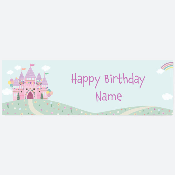 Princess Castle - Personalised Party Banner
