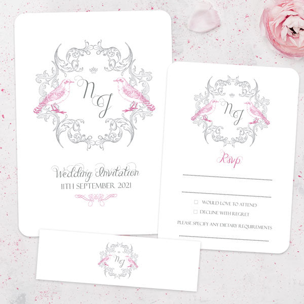 Baroque Love Birds Boutique Sample