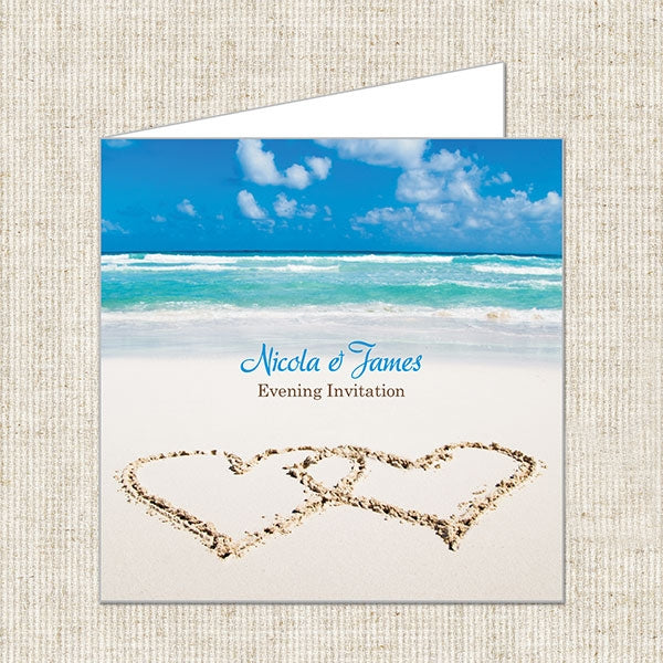 Beach Paradise Evening Invitation