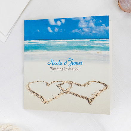 Beach Paradise Wedding Invitation