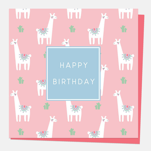 General Birthday Card - Llama Drama - Happy Birthday