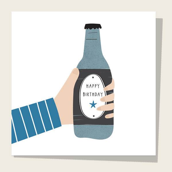General Birthday Card - Beer Bottle