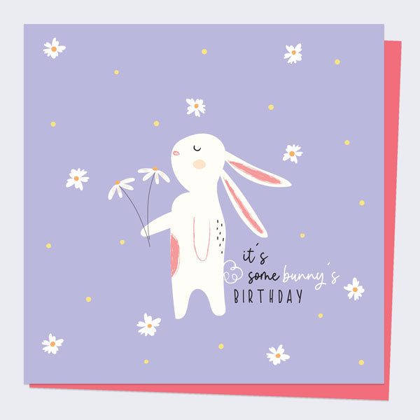 General Birthday Card - Party Animals - Bunny