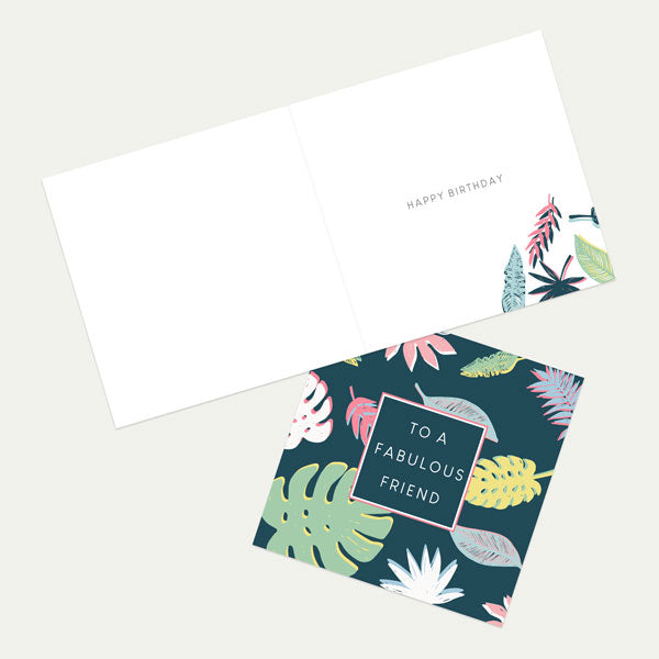 Friend Birthday Card - Be-Leaf In Yourself - Fabulous Friend