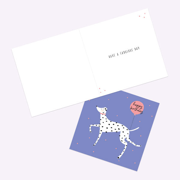 General Birthday Card - Party Animals - Dog
