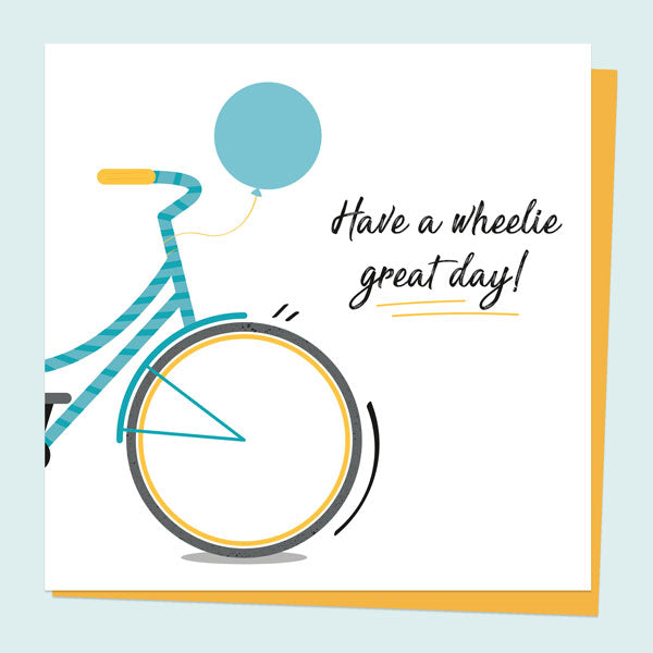General Birthday Card - Modern Bike