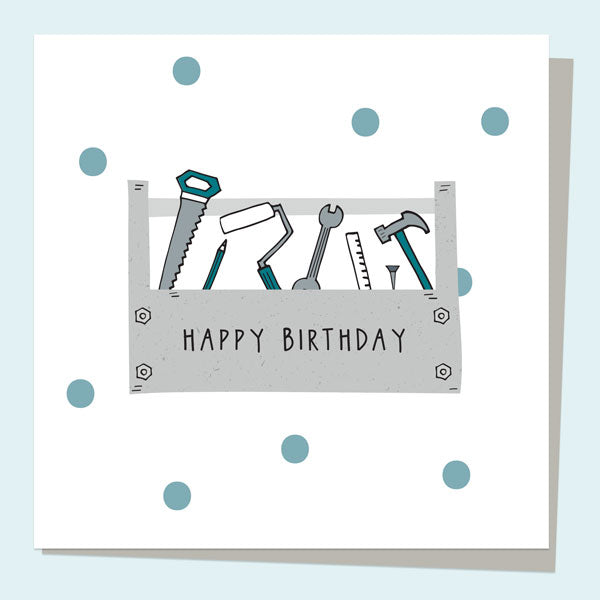 General Birthday Card - Toolbox - Happy Birthday