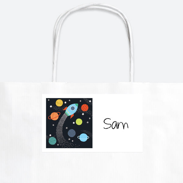Outer Space - Party Bag & Sticker - Pack of 10