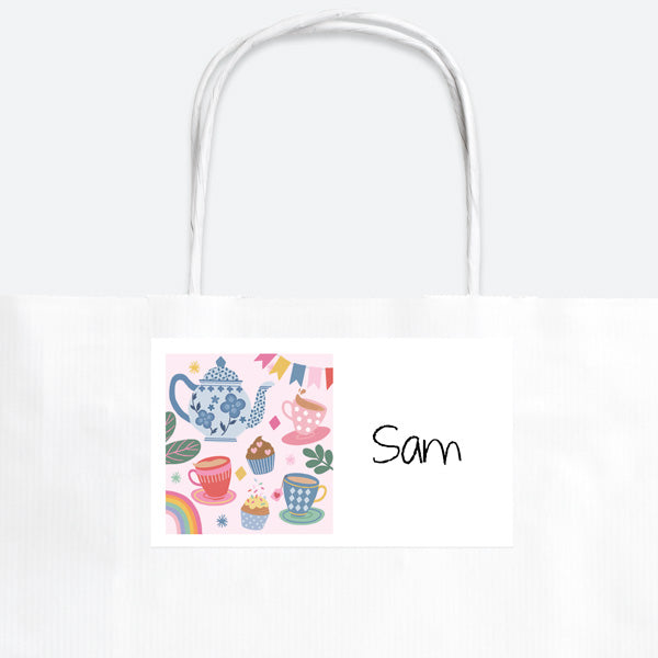 Tea Party - Party Bag & Sticker - Pack of 10