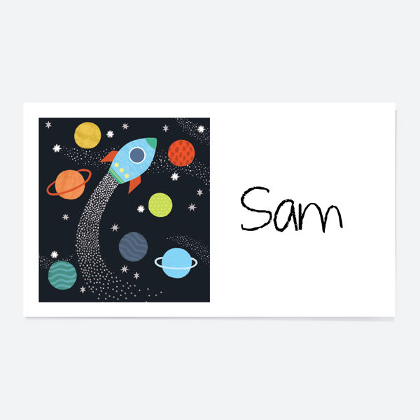 Outer Space - Party Sticker - Pack of 10