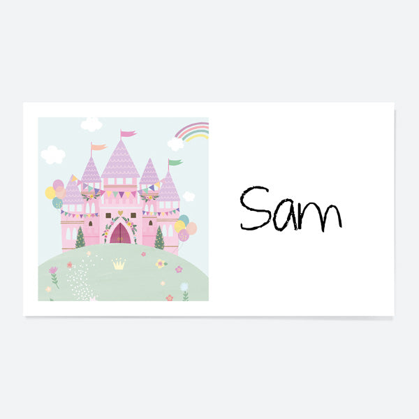 Princess Castle - Party Sticker - Pack of 10