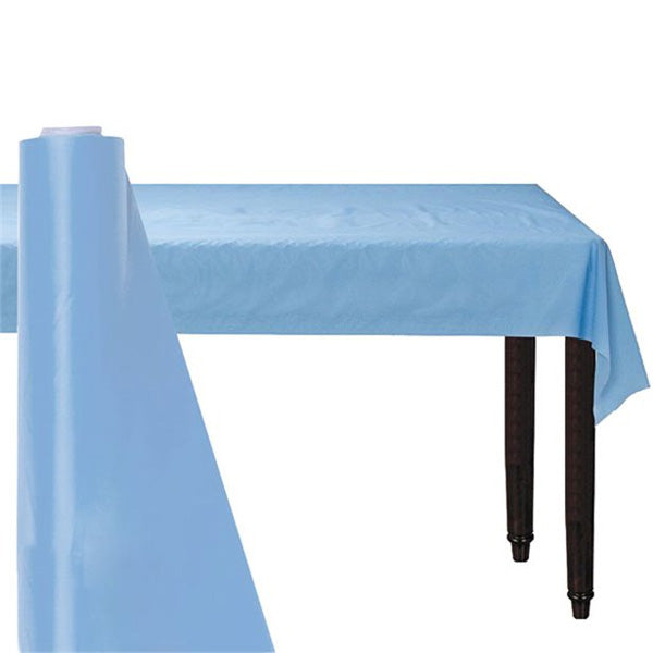 Plastic Banqueting Roll 30m x 1m - Baby Blue Party Tableware