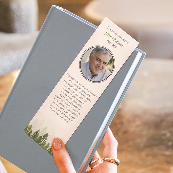 Funeral Bookmark - Forest Walk