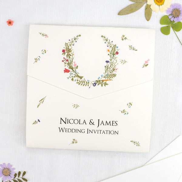 category header image Botanical Garden - Pocketfold Wedding Invitation & RSVP