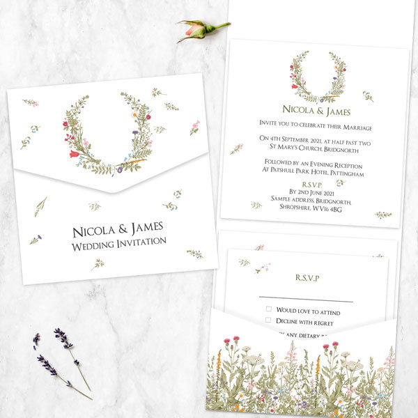 Botanical Garden Pocketfold Sample