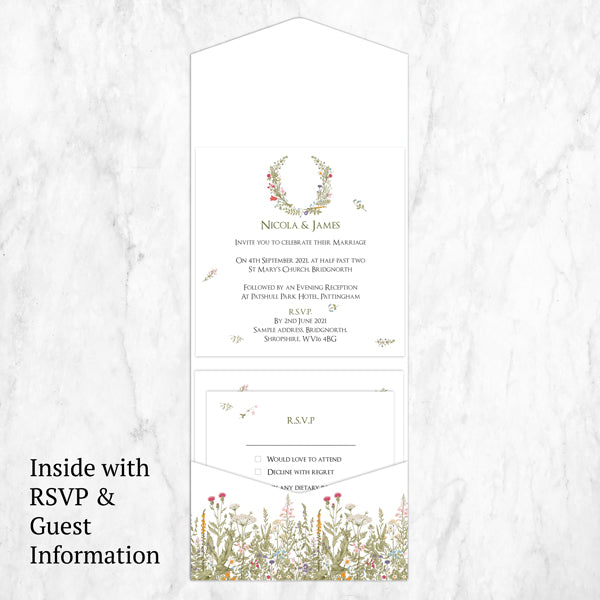 Botanical Garden Pocketfold Sample