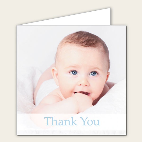 Thank You - Use Own Photo Boys - Pack of 10