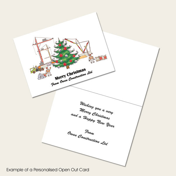 Business Christmas Cards - Building Construction