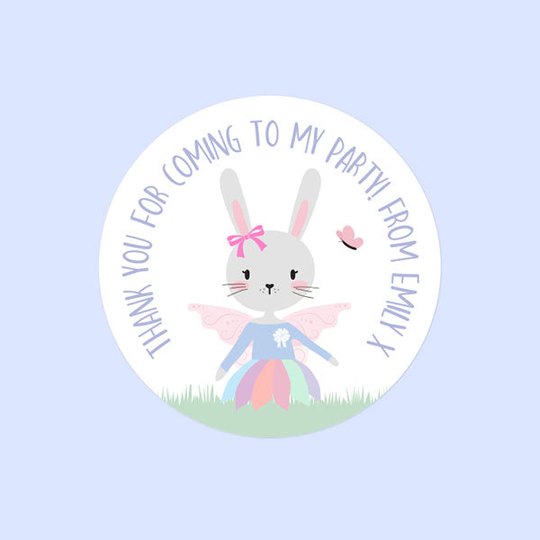 Bunny Tutu - Sweet Bag Stickers - Pack of 35