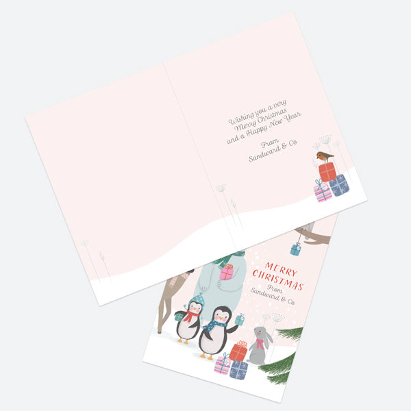 Business Christmas Cards - Polar Pals - Friends