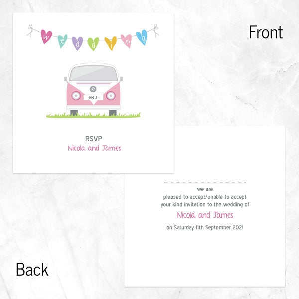 Campervan RSVP Cards