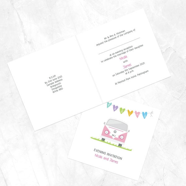 Campervan Evening Invitation