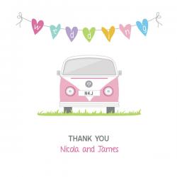 Campervan Thank You Card