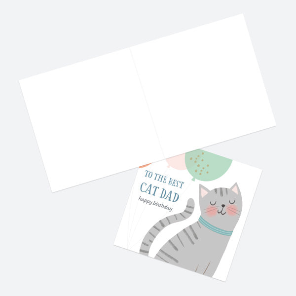 Cat Birthday Card - Best Cat Dad