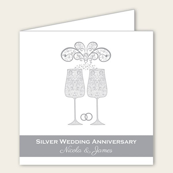 25th Wedding Anniversary Invitations - Celebrate With Us