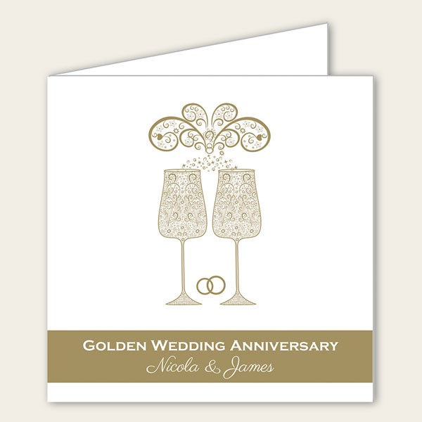 50th Wedding Anniversary Invitations - Celebrate With Us