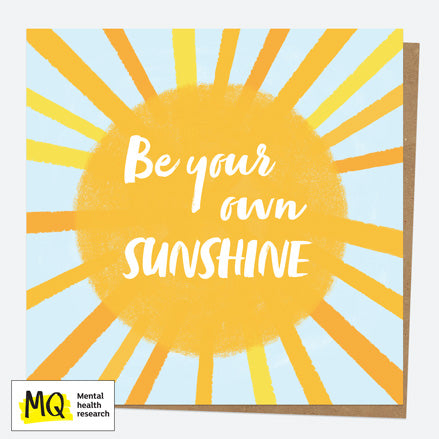 Charity Card - Paper Hug - Sunshine - Be Your Own Sunshine