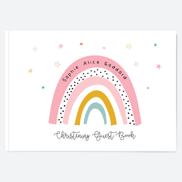 Chasing Rainbows - Christening Guest Book