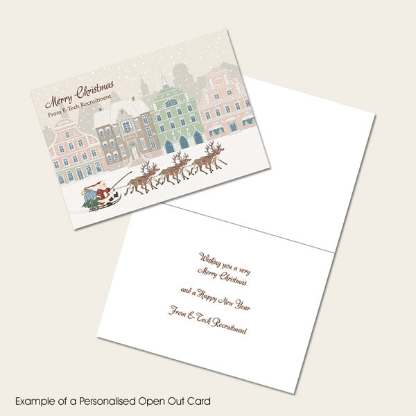 Business Christmas Cards - Street Scene