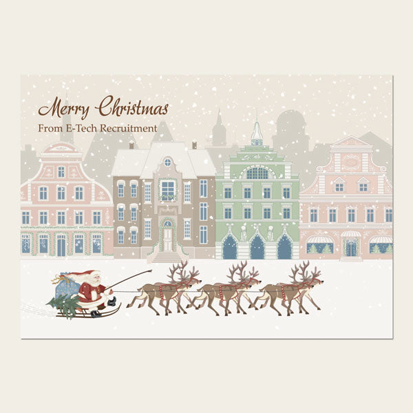 Business Christmas Cards - Street Scene