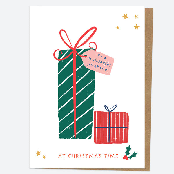 Christmas Card - Christmas Brights - Special Gifts - Husband