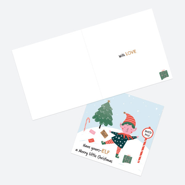 Christmas Card - Elf - North Pole