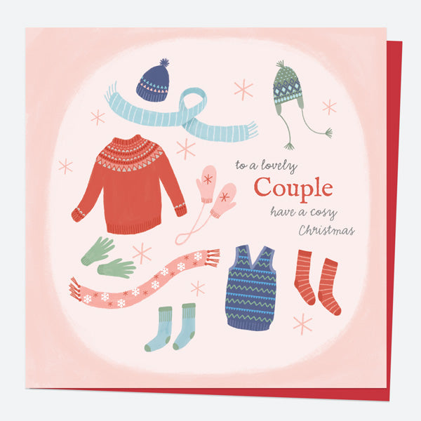 Christmas Card - Festive Love - Knitwear - Couple