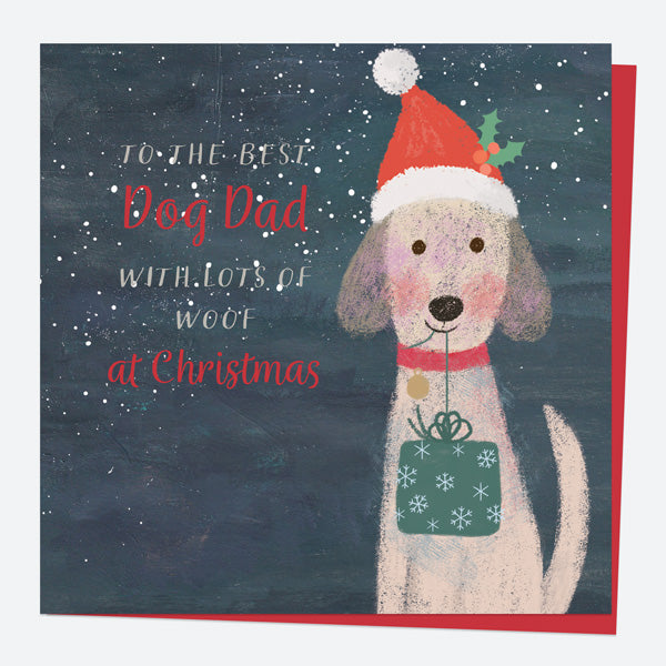 Christmas Card - Santa Paws - Best Dog Dad