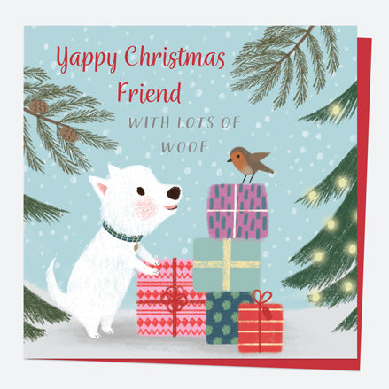 Christmas Card - Santa Paws - Yappy Christmas Friend
