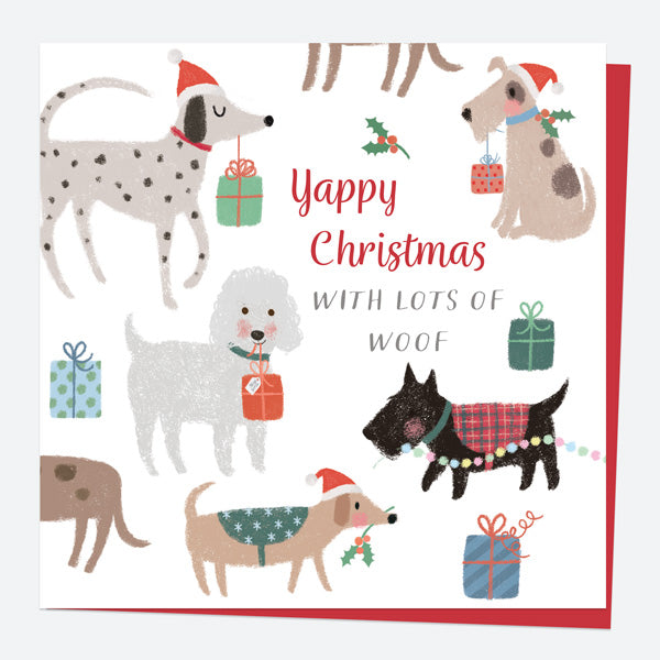 Christmas Card - Santa Paws - Yappy Christmas