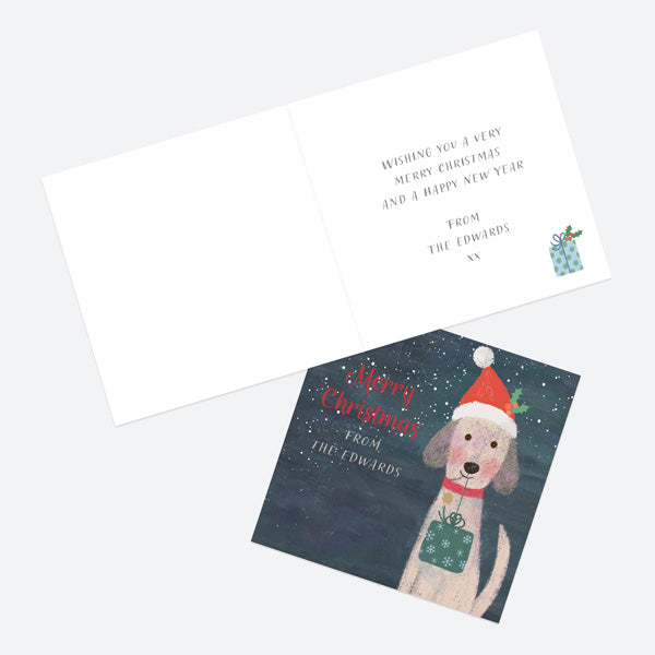 Personalised Christmas Cards - Santa Paws - Best Dog - Pack of 10