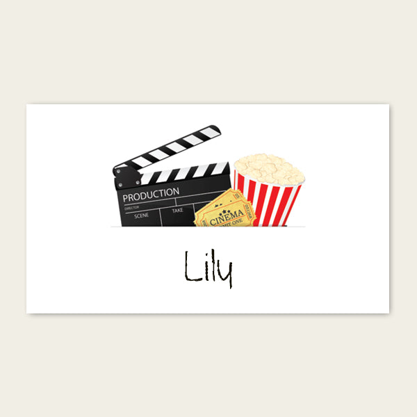 Cinema Party - Party Sticker - Pack of 10