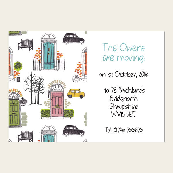 Address Cards - City Life - Pack of 10