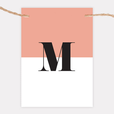 Colour Block Typography - Bunting